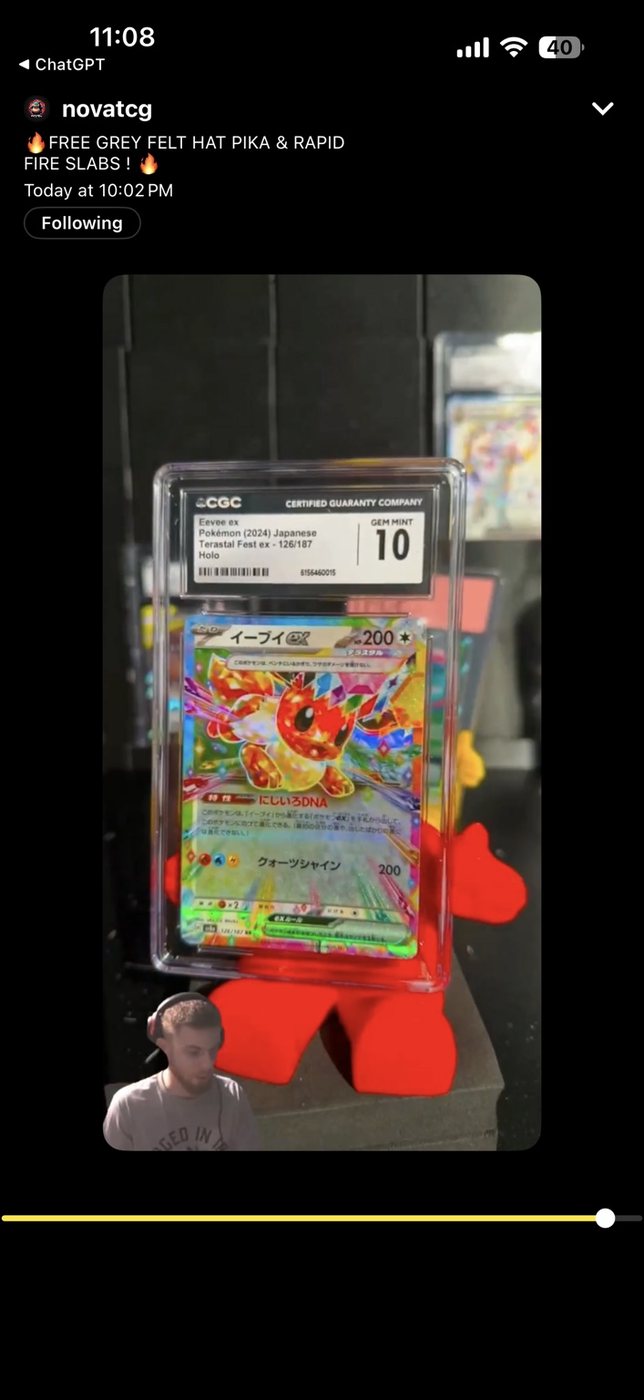 Eevee ex — CGC 10